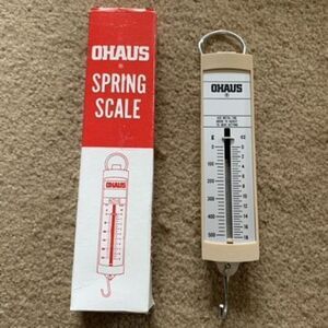 Ohaus Spring Scale Model 8002 500 Grams 18 Ounces